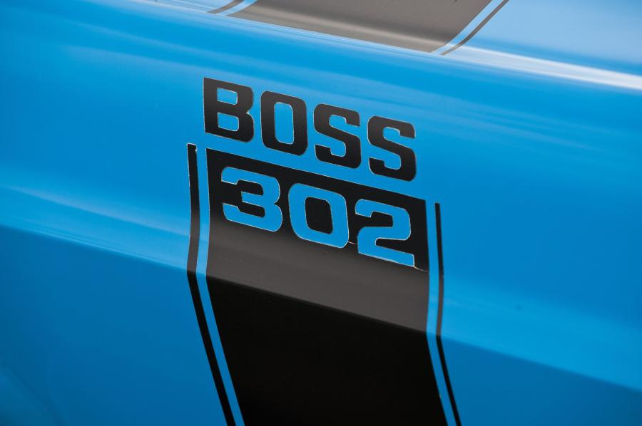 Логотип Ford Mustang Boss 302 Fastback 1970 года  (фото 55 из 59)